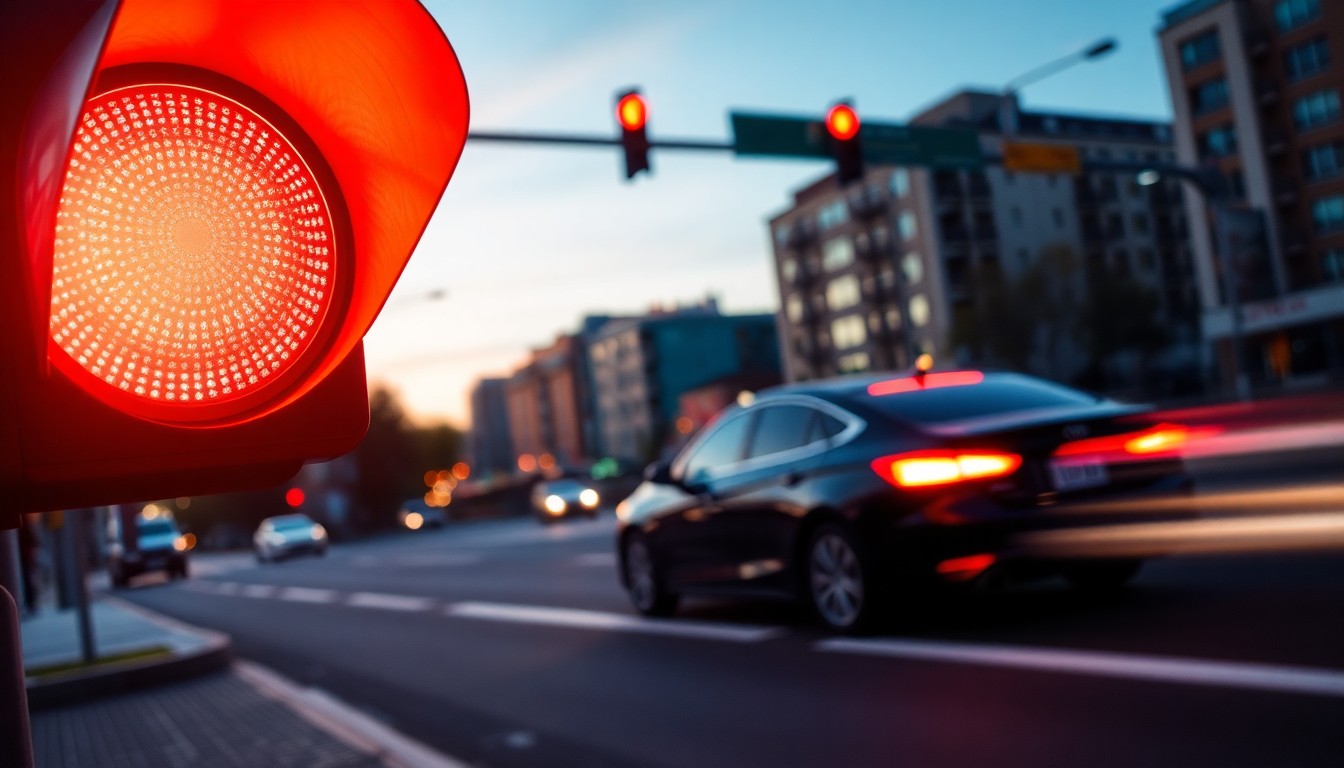 Les statistiques sur les conducteurs qui grillent les feux rouges